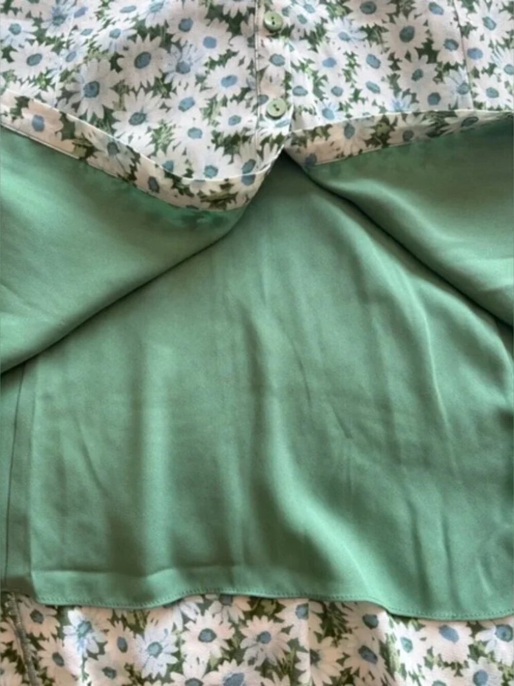 Reformation Ceara Midi Dress – Daisy Meadow Green Floral | Size 0 - Picture 13 of 13